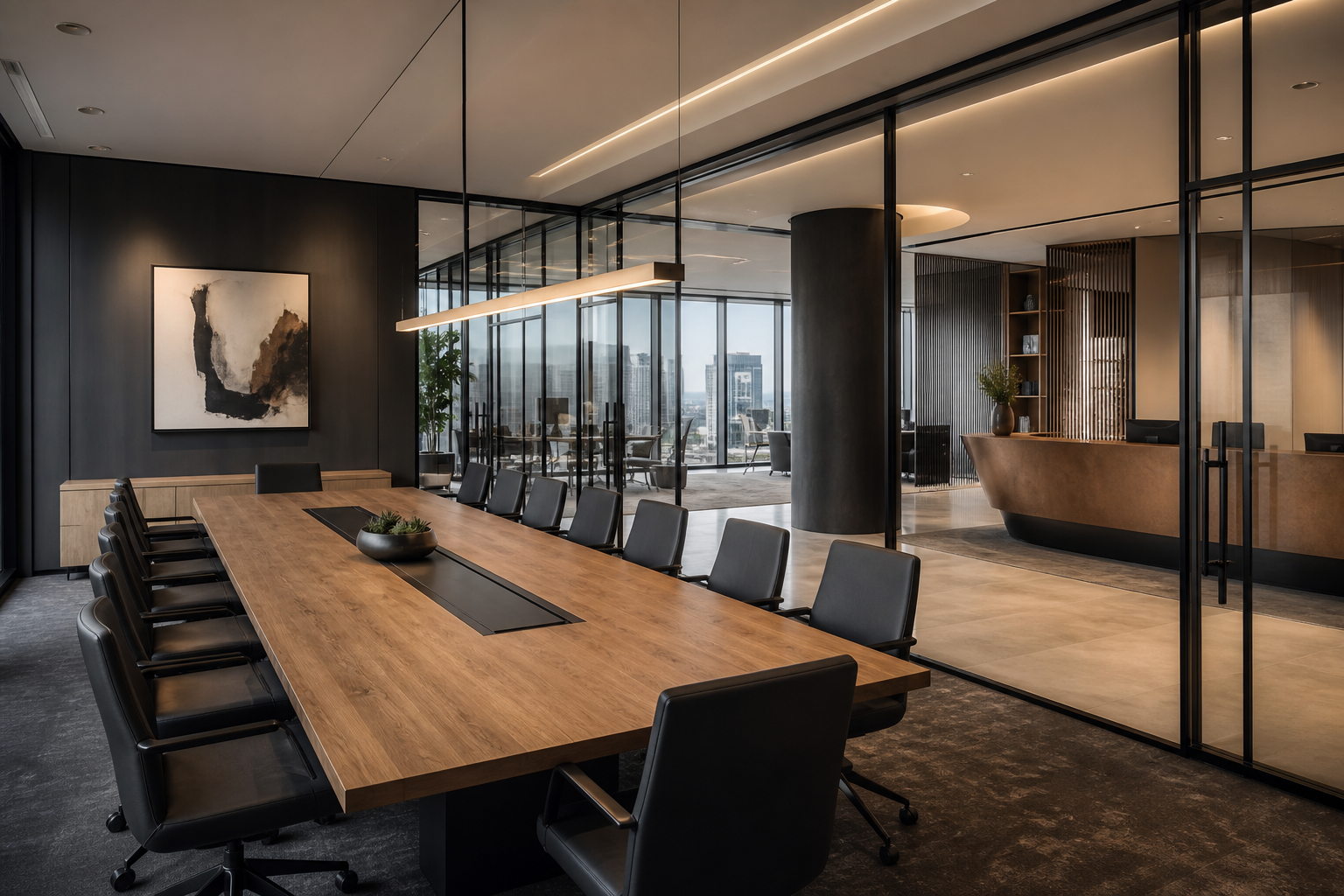 Premium custom boardroom furniture solution